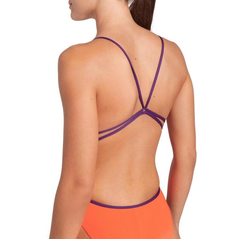 Strój kąpielowy damski Arena Swimsuit Lace Back Solid