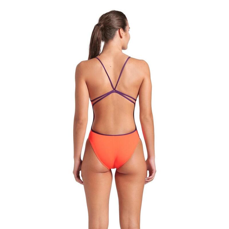 Strój kąpielowy damski Arena Swimsuit Lace Back Solid