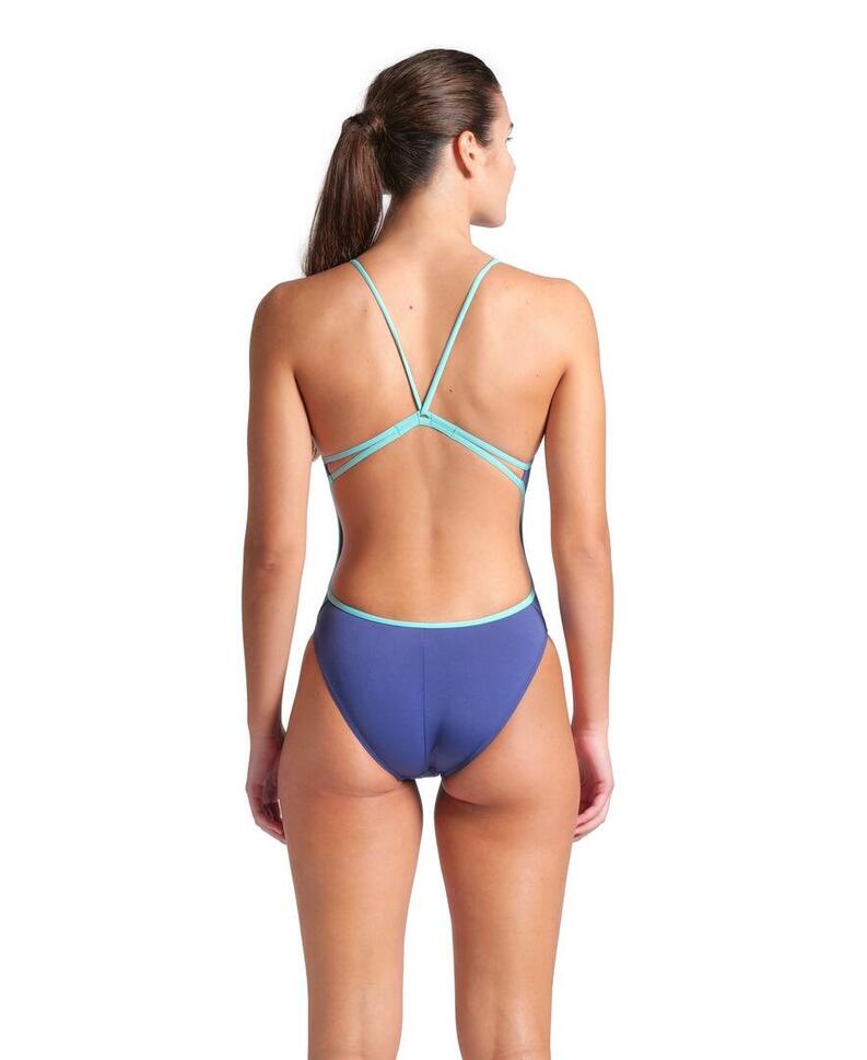Strój kąpielowy damski Arena Lace Back Solid
