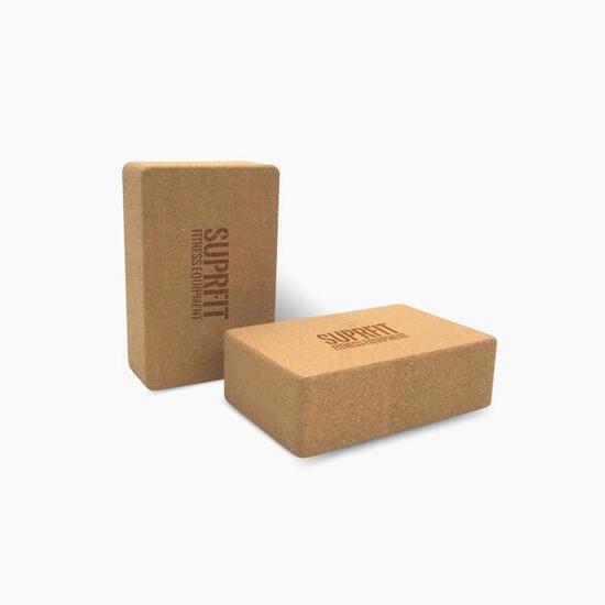 Suprfit Yoga Block Kork – Lot de 2