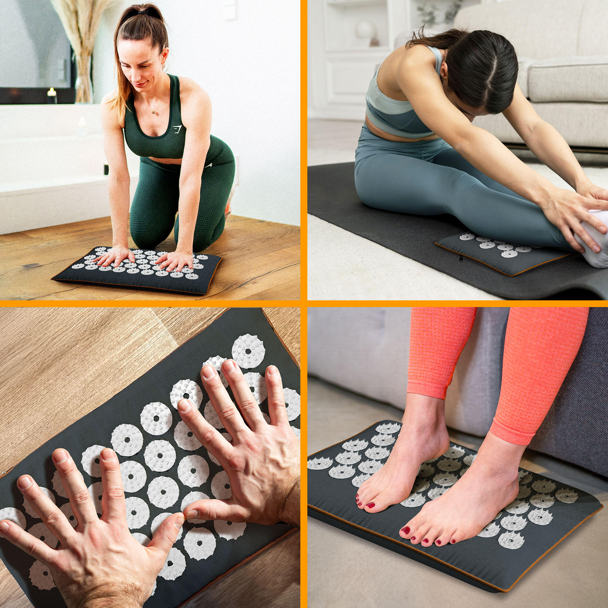 Extension de tapis d'acupression – fibres de coco et sarrasin – tapis de massage 6/7