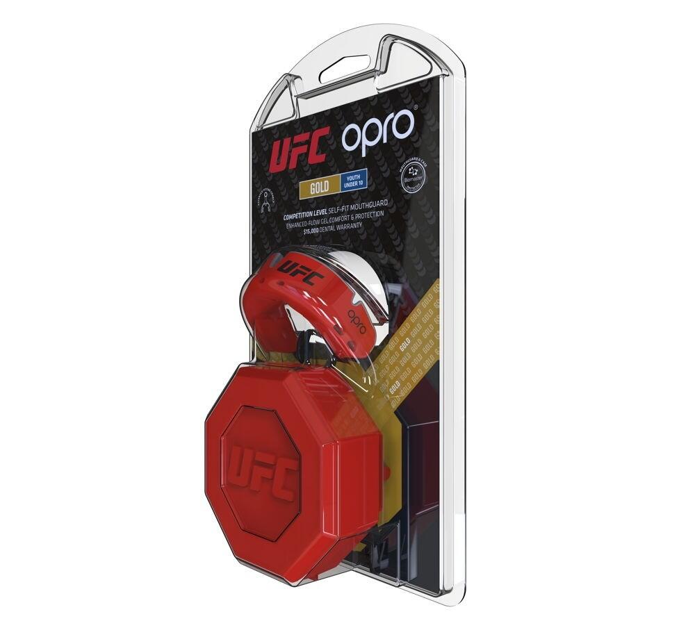 Paradenti OPRO UFC Gold Junior – Rosso/Argento 4/4