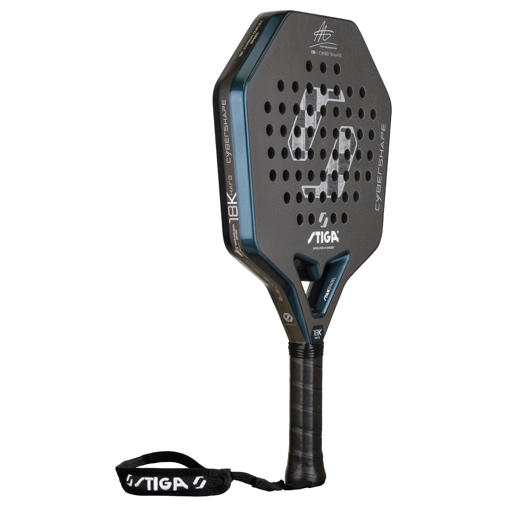 STIGA Raquete Padel Cybershape 18K Hard Adam Axelsson Edition 3/6