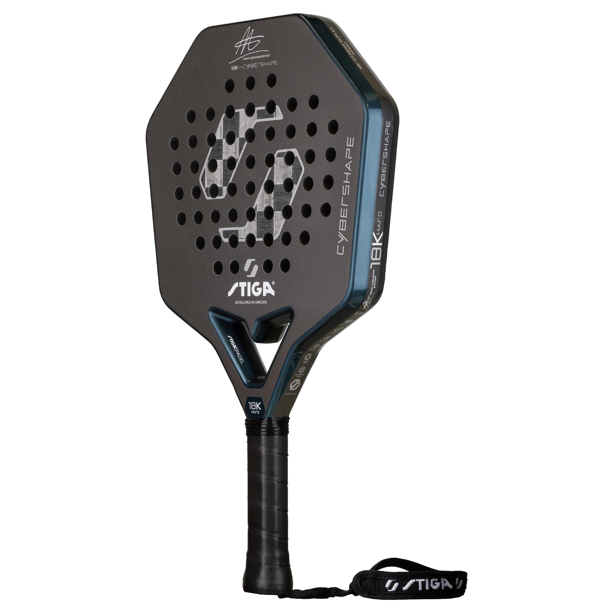 STIGA Raquete Padel Cybershape 18K Hard Adam Axelsson Edition 4/6