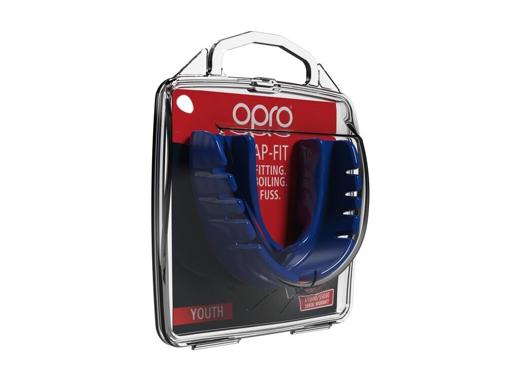 Protège-dents OPRO Snap-Fit Junior – Electric Blue 4/5