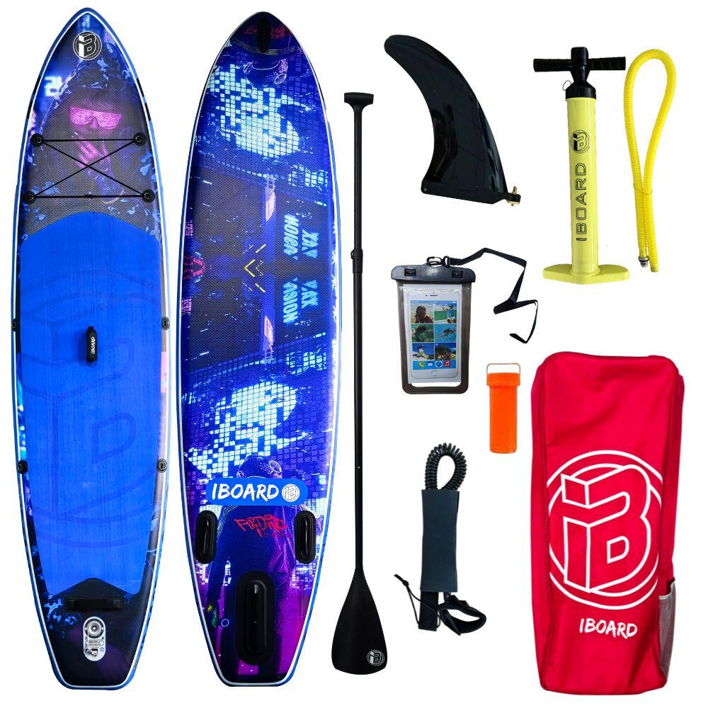 IBOARDS Nafukovací paddleboard SUP iBOARD 11' - 5 DIGITAL HERO DIGITAL HERO