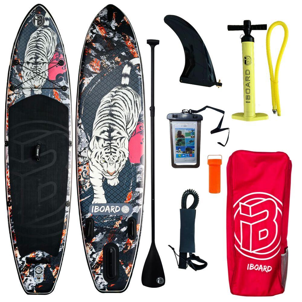 IBOARDS Nafukovací paddleboard SUP iBOARD 11' - 14 TIGER TIGER