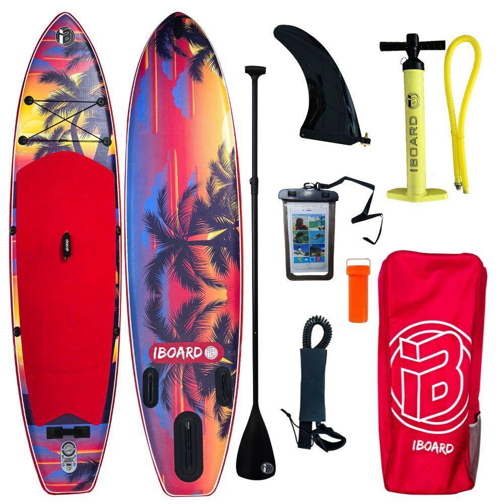 IBOARDS Paddleboard iBOARD 11' - 2 RED PALM RED PALM