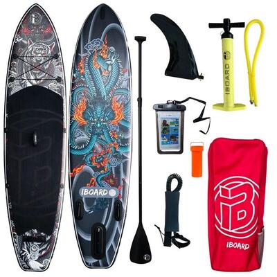 Deska SUP iBoard 11' Black Tiger