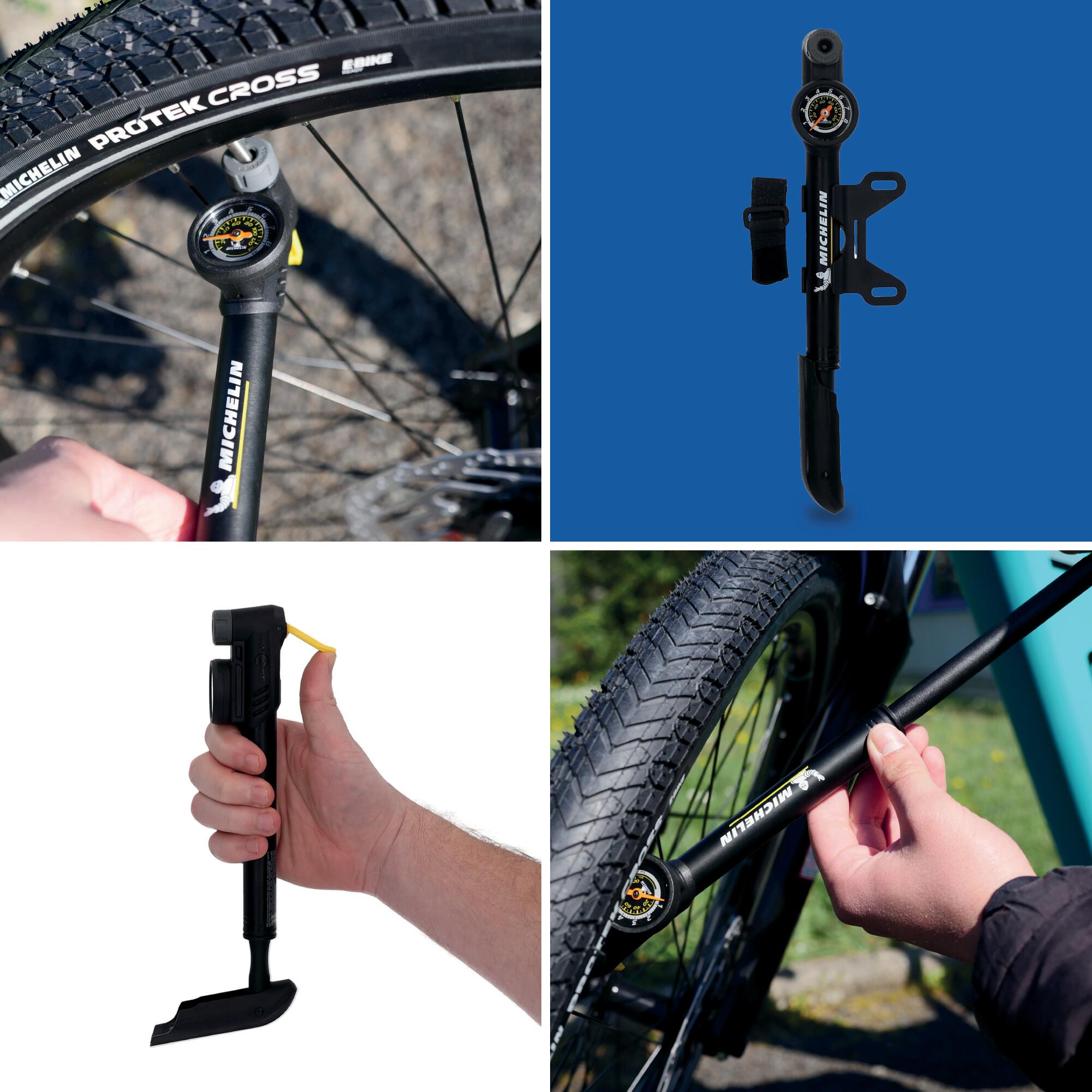 Bomba manométrica para bicicleta Air Tech Pro ligera y precisa 4/7