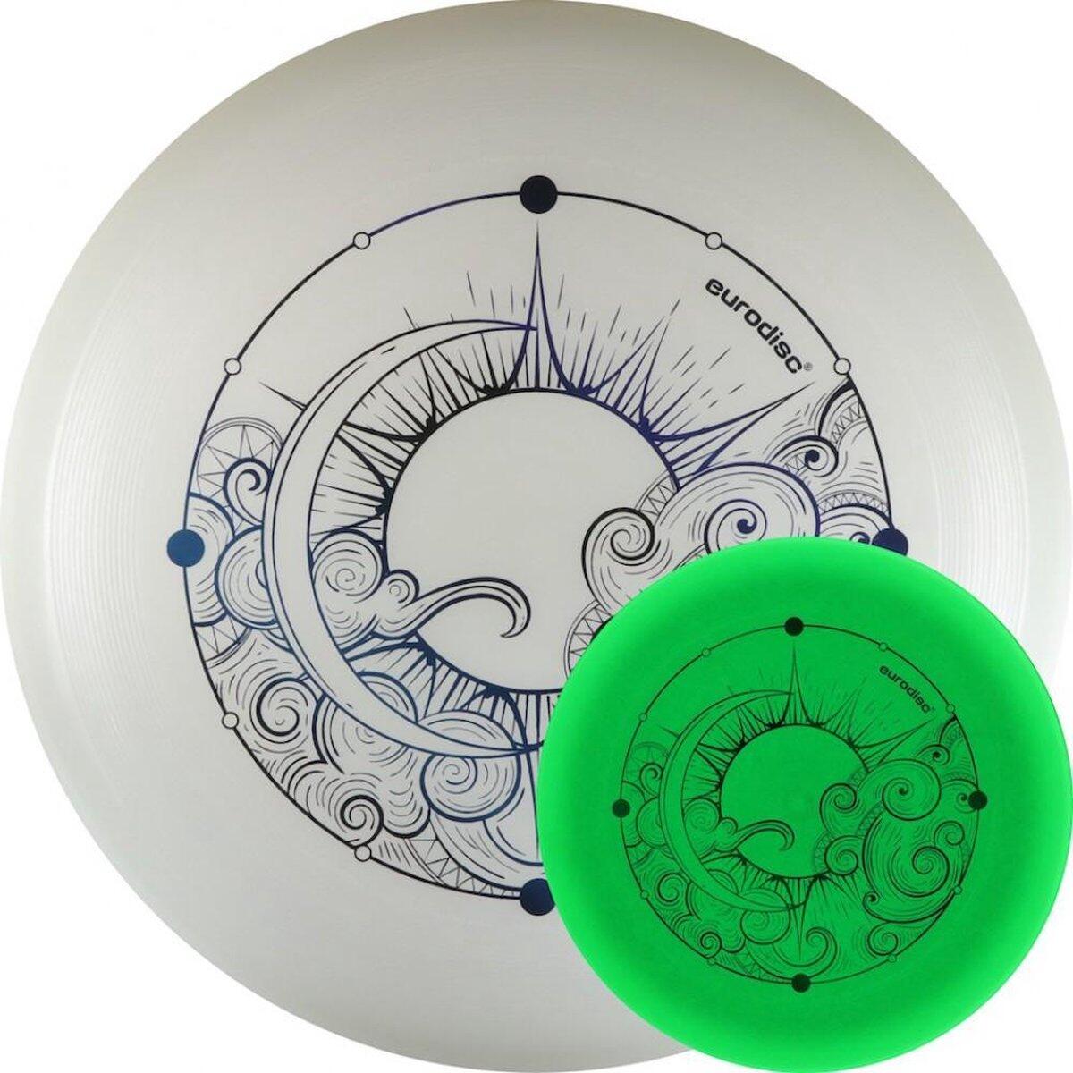 Frisbee Eurodisc Superglow 175 gr Viola ED0175SGVL Bianco 23 cm 2/7
