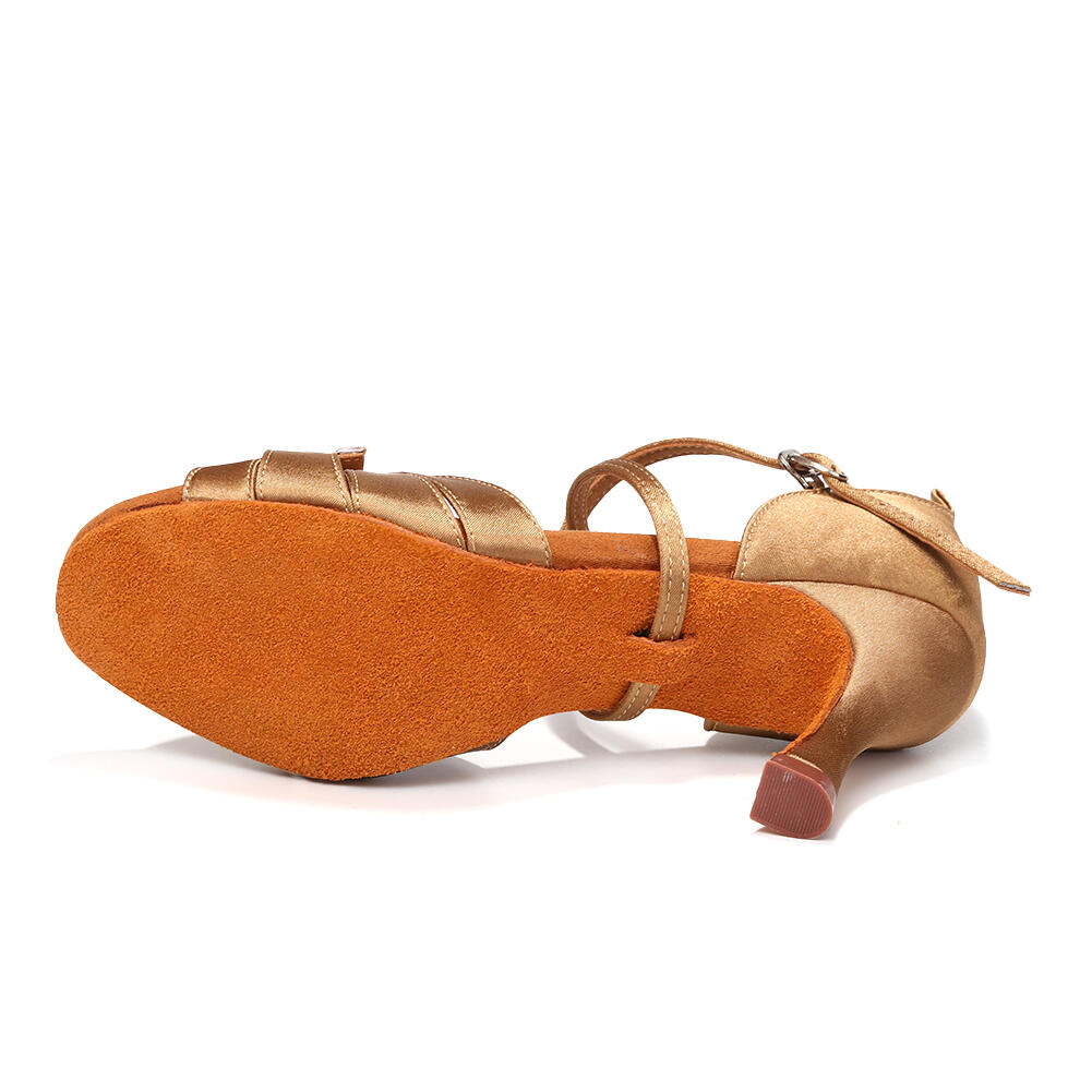 Scarpe Da Ballo Donna Punta Chiusa - Tacco 5,5 Cm - Per Salsa, Bachata, Jazz - Morbide E Comode