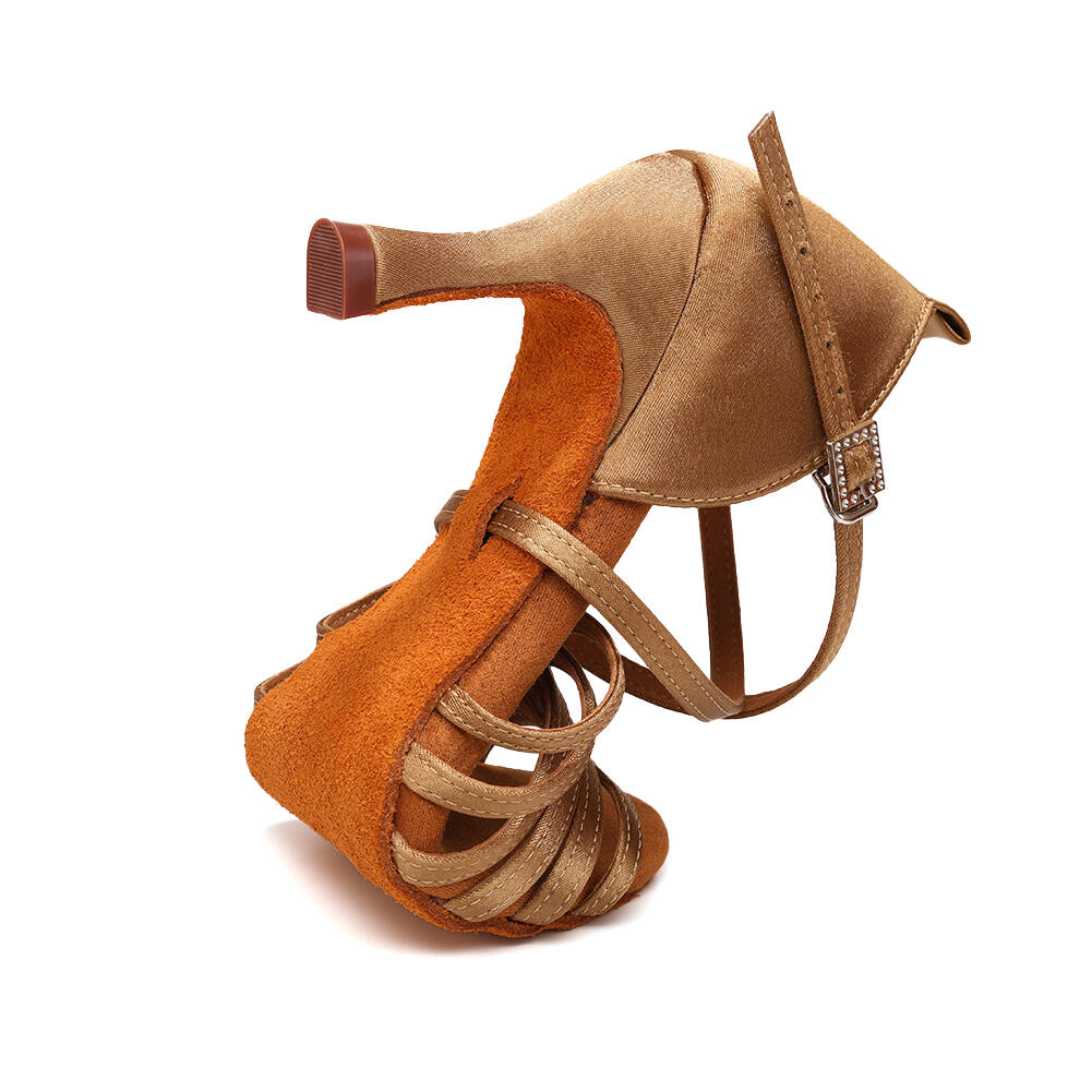 Sapatos de dança "Estepona" salsa kizomba bachata latino - nude 7 cm 7/7