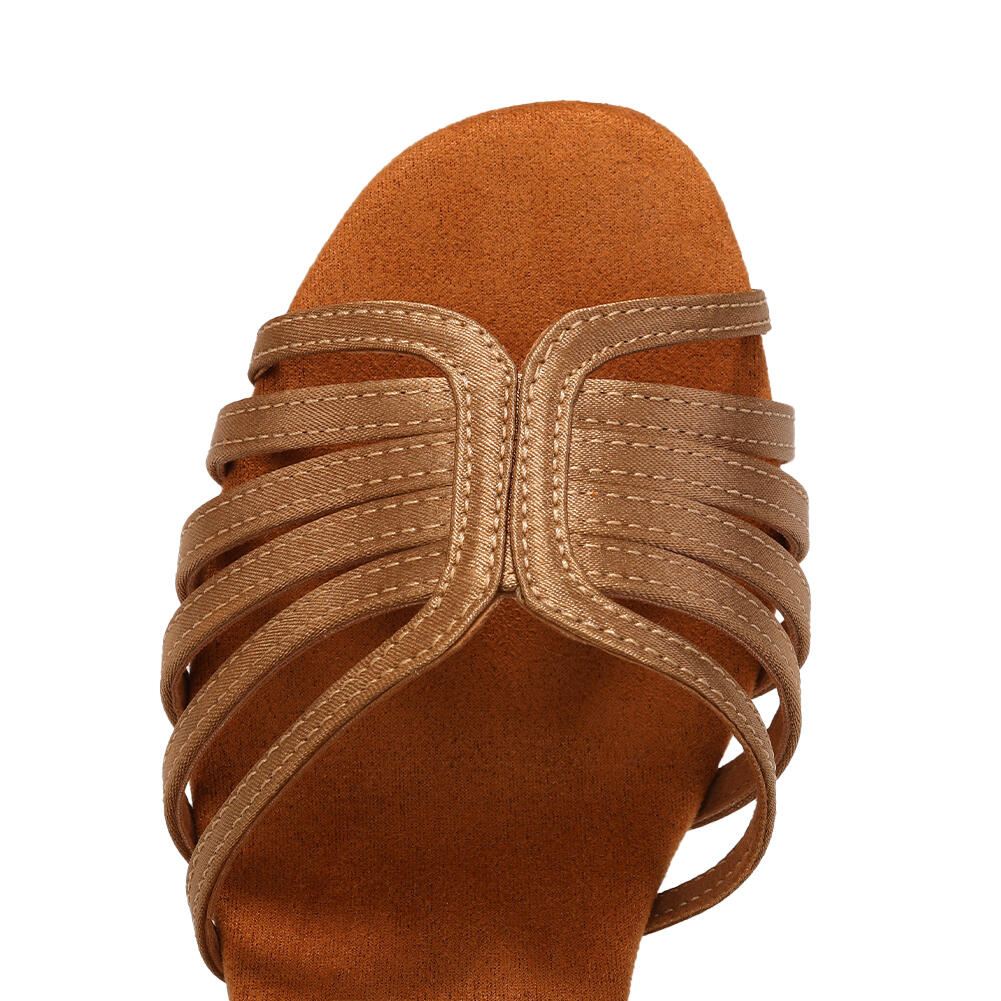 Sapatos de dança "Estepona" salsa kizomba bachata latino - nude 7 cm 4/7