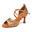 Pantofi de dans Burtan "Malaga" salsa bachata kizomba latino - nud 7 cm