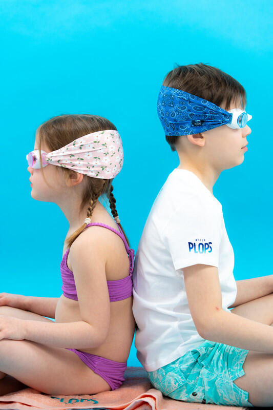 Schwimmbrille Kinder – Ultrasoftes Stirnband Liberty Fleurs 7/7
