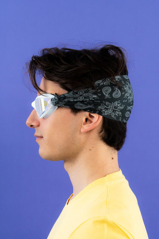 Zwembril volwassenen – Leeftijd 11+ – Wit – Bandana Black 4/6