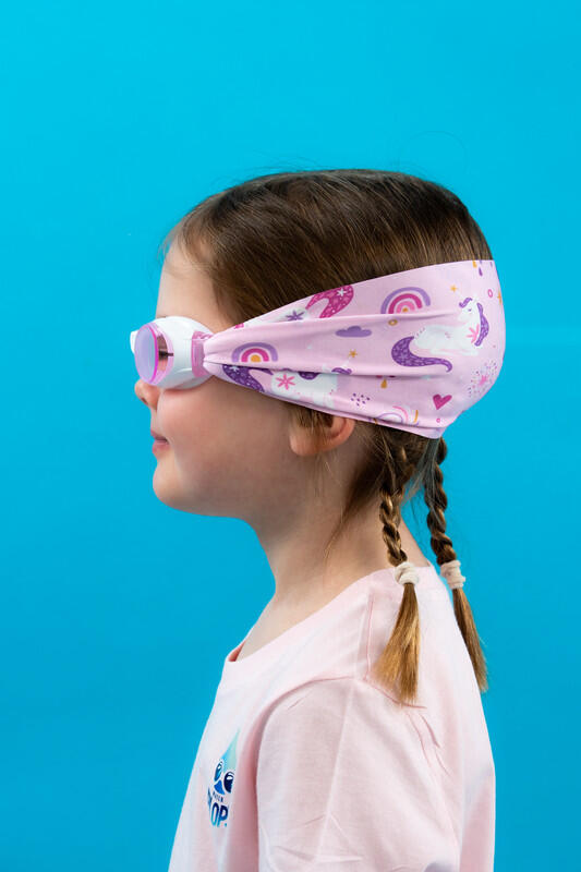 Runmeihe Lunettes De Natation Pour Enfants Avec Sangle En Tissu Sans
