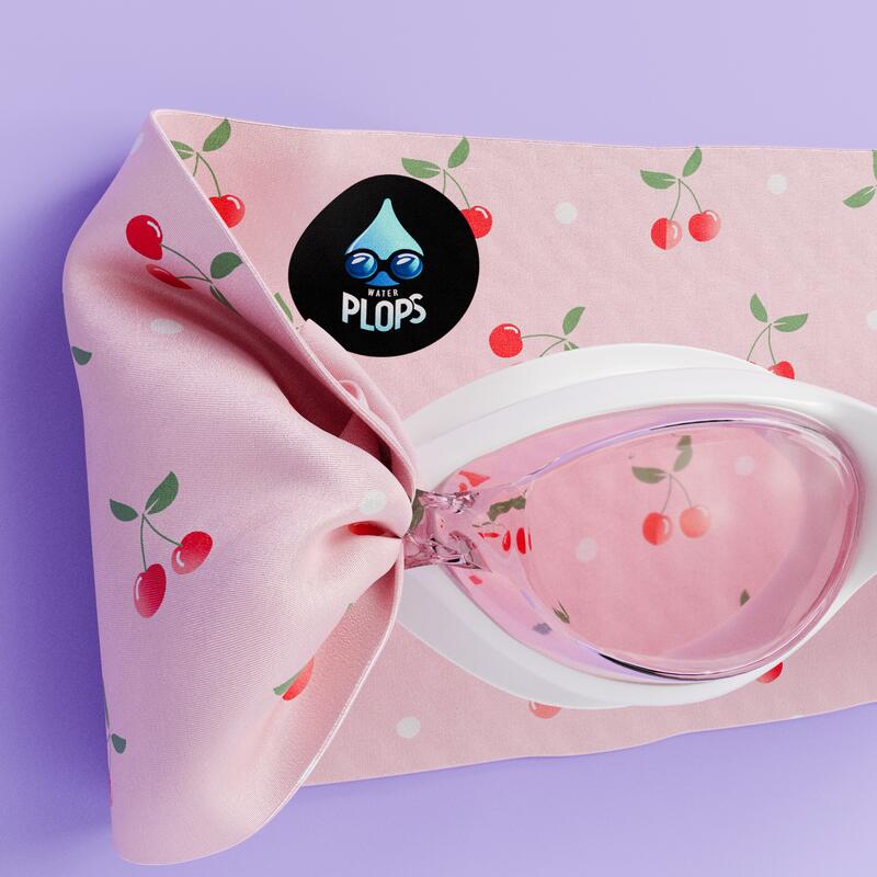 Lunettes Enfant Natation – Bandeau Tout Doux Cerises Rose 7/7