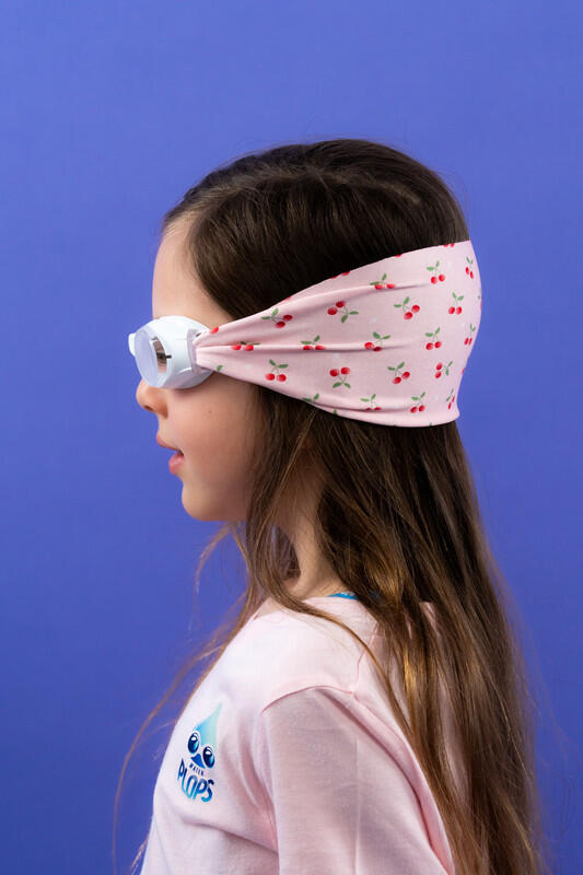 Lunettes Enfant Natation – Bandeau Tout Doux Cerises Rose 3/7