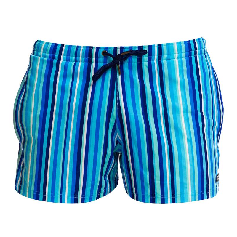 Short de bain homme Funky Trunks Shorty Shorts Lane Lines