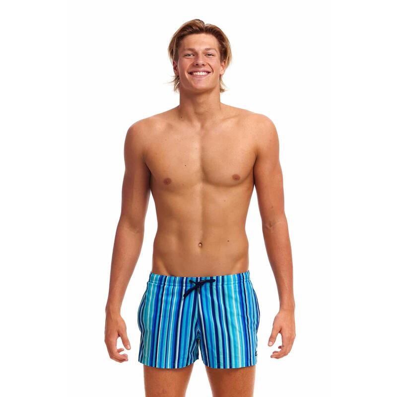 Short de bain homme Funky Trunks Shorty Shorts Lane Lines