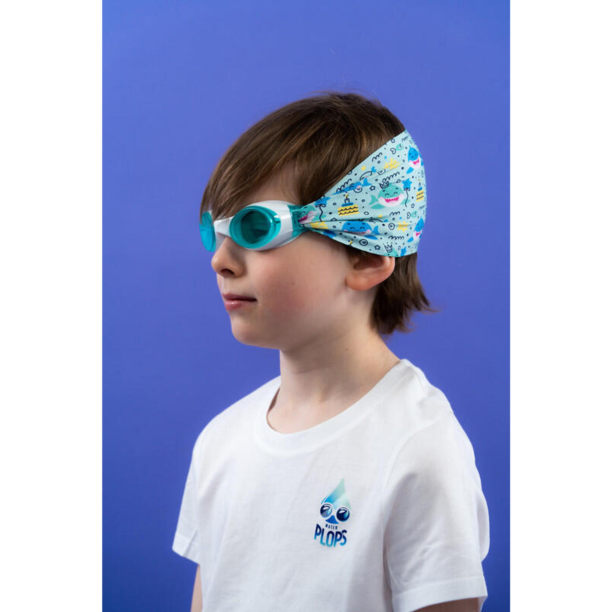 Bandeau De Natation Enfant Dellyy - Néoprène 3mm Réglable - Protège Oreilles De L'Eau - Lot De 2