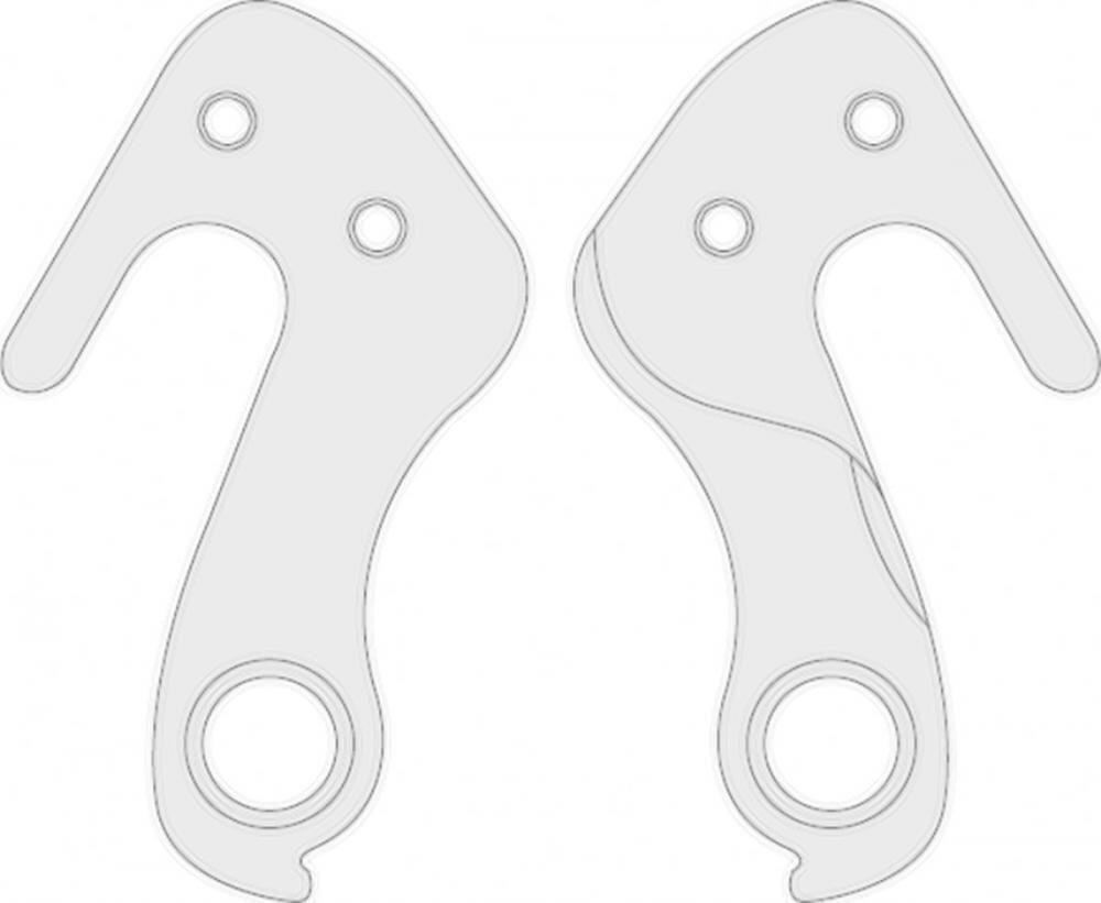 Patte de dérailleur Centurion DH-040 pour vélos de route dès 2016, compatible av 2/3