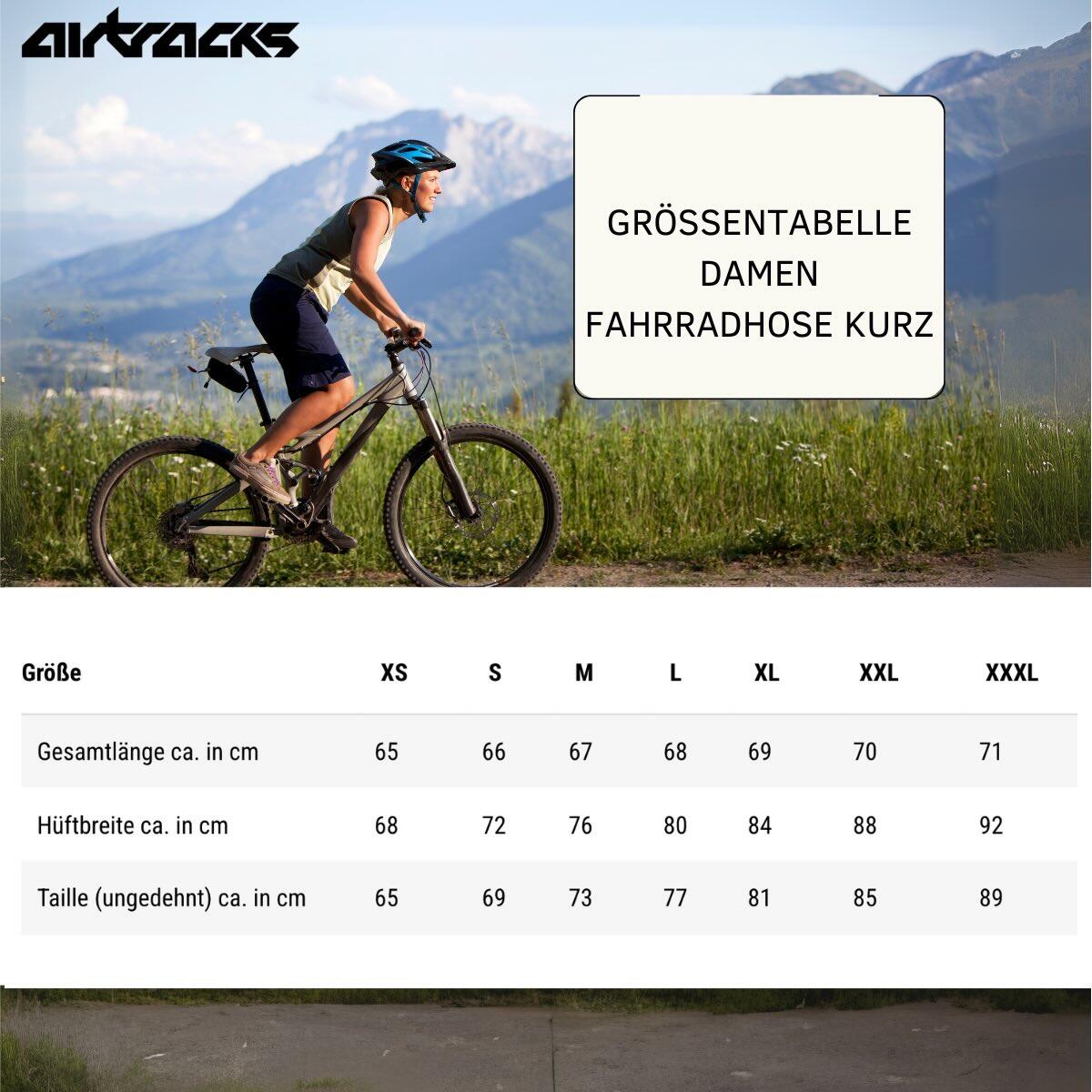 Herren Fahrradhose Kurz Radhose Pro Schwarz Grau 3/4