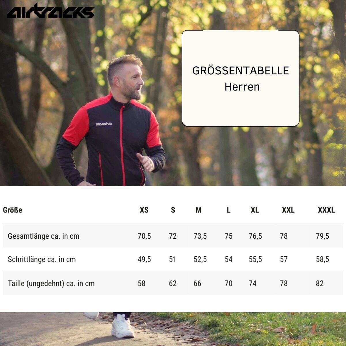 Herren Laufhose 3-4 Lang Schwarz Neon 3/4