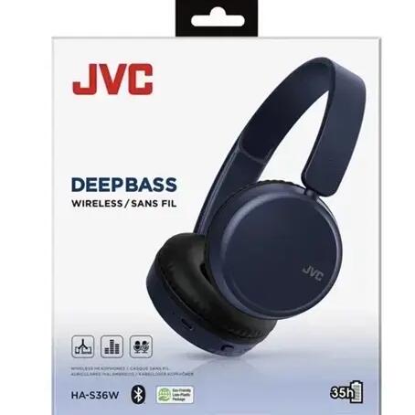 Deep Bass Wireless Bluetooth Headphones HAS36- Blue