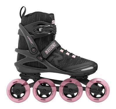 Warp Thread TIF 84 – Patines en línea – Mujer – Negro – Rosa
