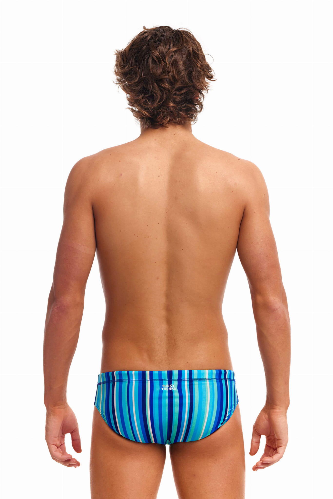 Kąpielówki slipki męskie Funky Trunks Lane Lines 6/7