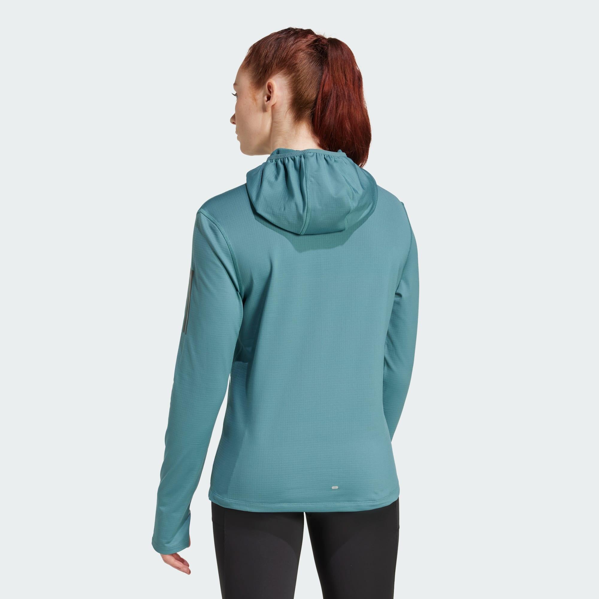 Own The Run Winterized Hoodie met Halflange Rits 3/6
