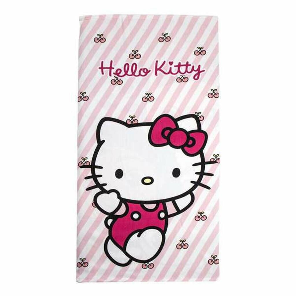 Beach Towel Hello Kitty Light Pink
