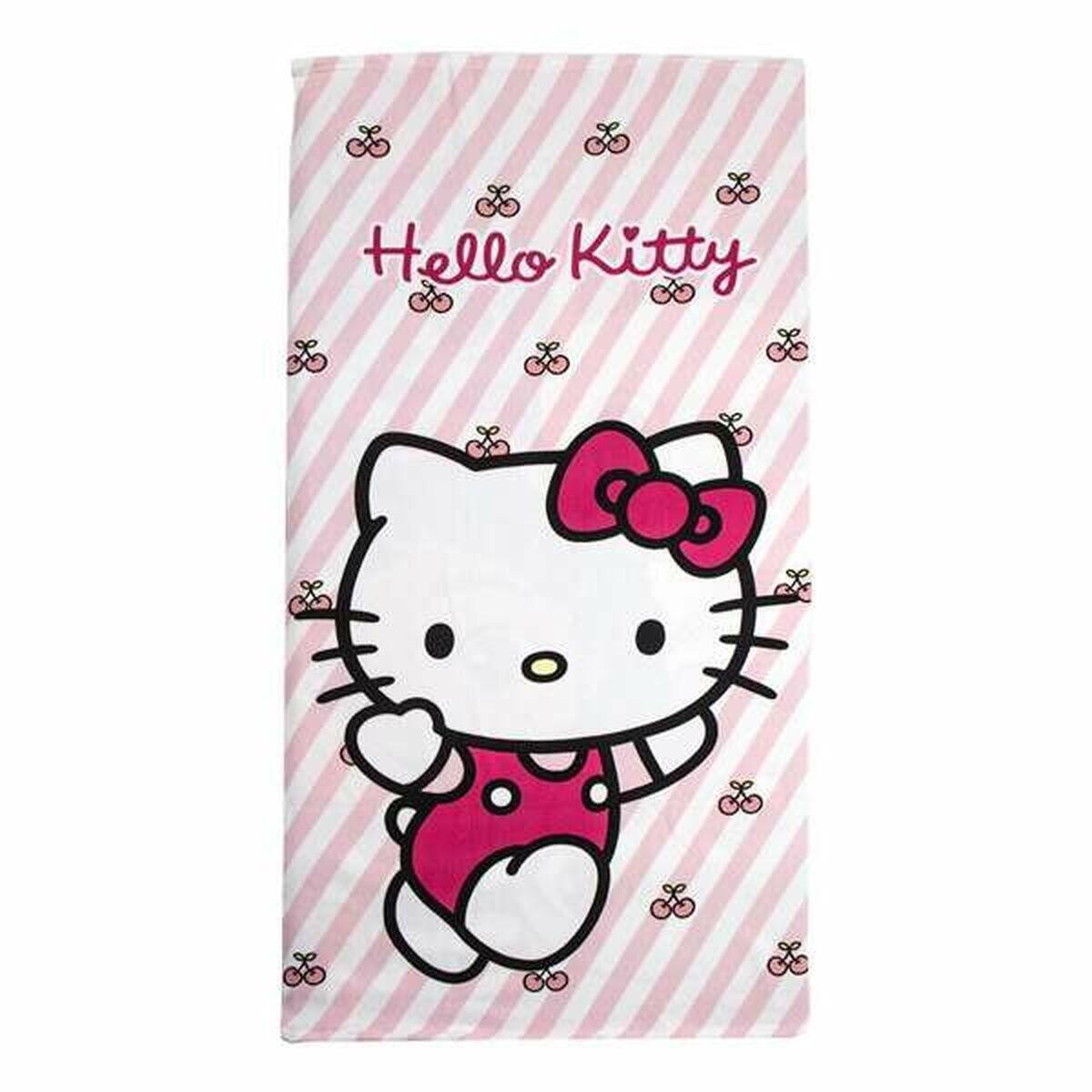 Hello Kitty - Serviette De Plage Hello Kitty Rose Clair - Serviette De Bain - Multicolore - Decathlon