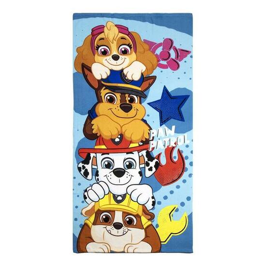 Serviette de plage The Paw Patrol Bleu