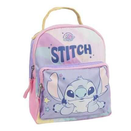 Mochila Escolar Stitch Lila