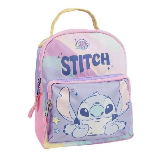 Mochila Escolar Stitch Lila