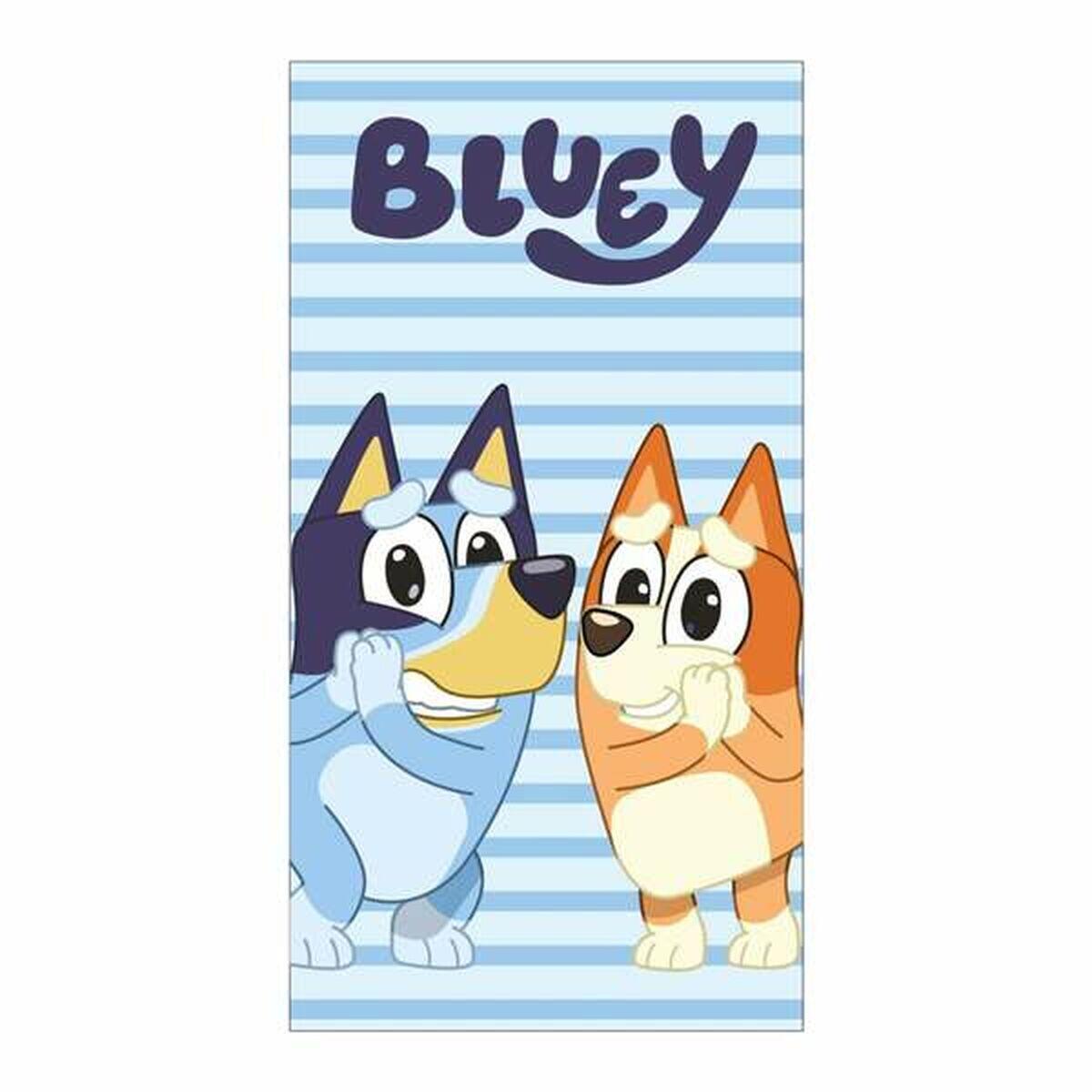 BLUEY Telo da Mare Bluey Azzurro Chiaro