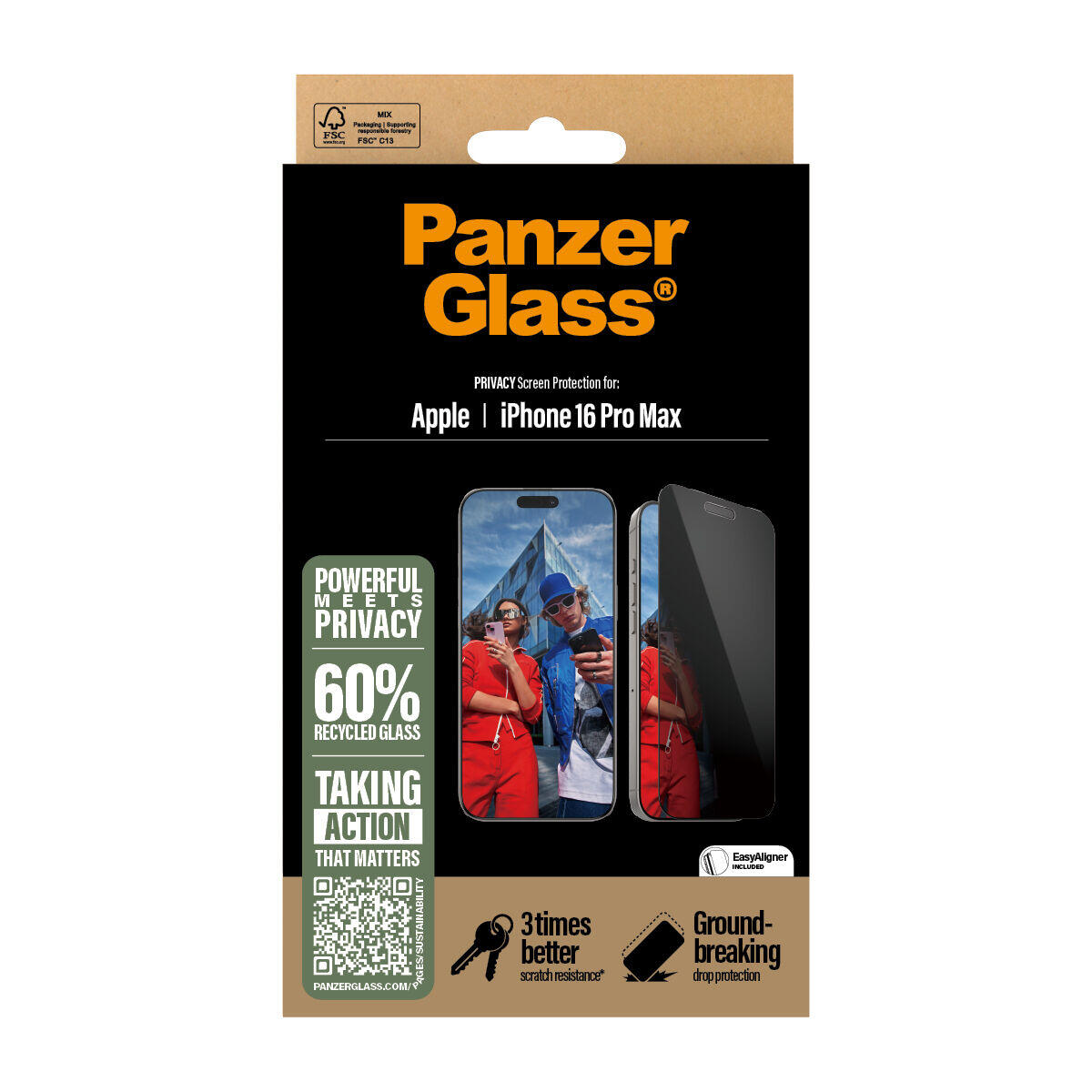 Protection pour Écran Panzer Glass P2864 Transparent 2/3