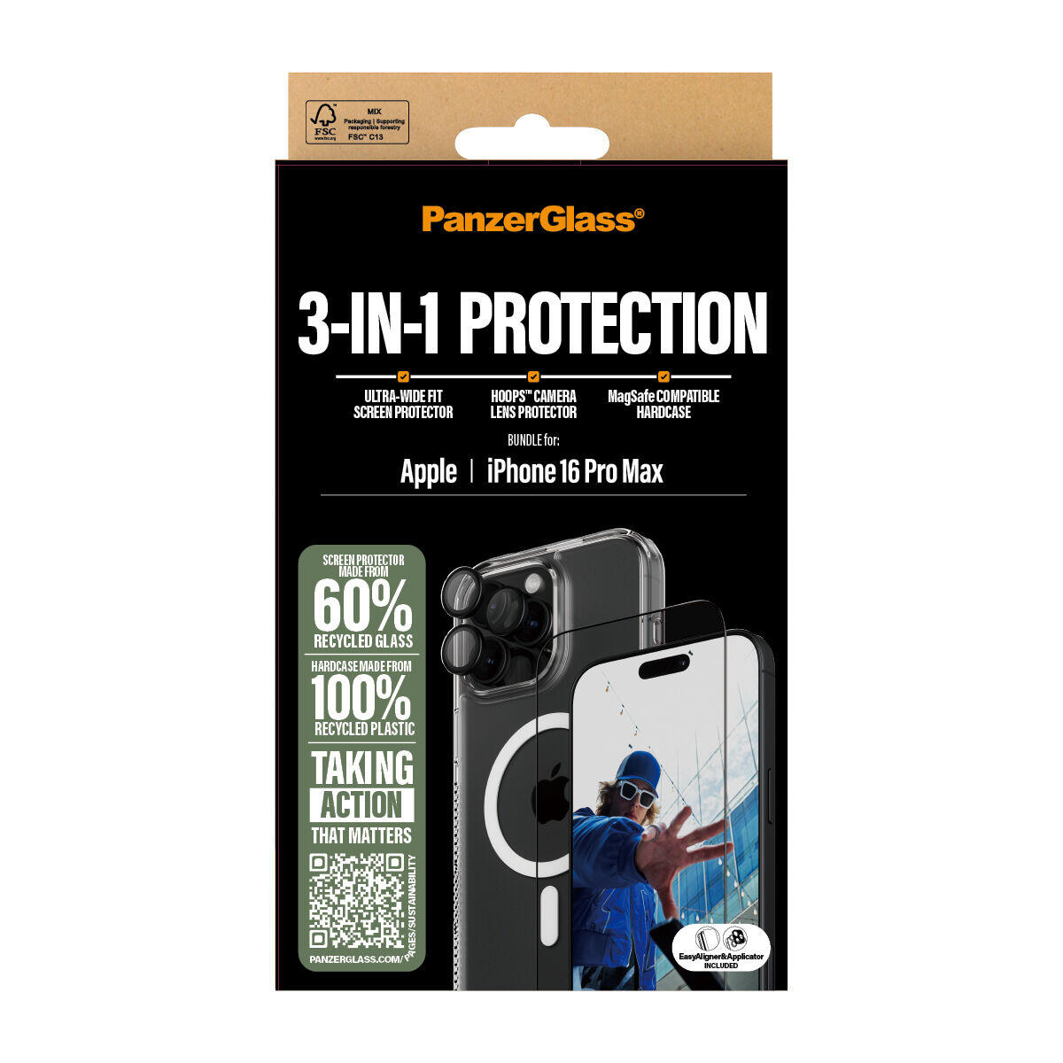 Protector de Pantalla Panzer Glass B1294+2864+1284 Transparente 2/5