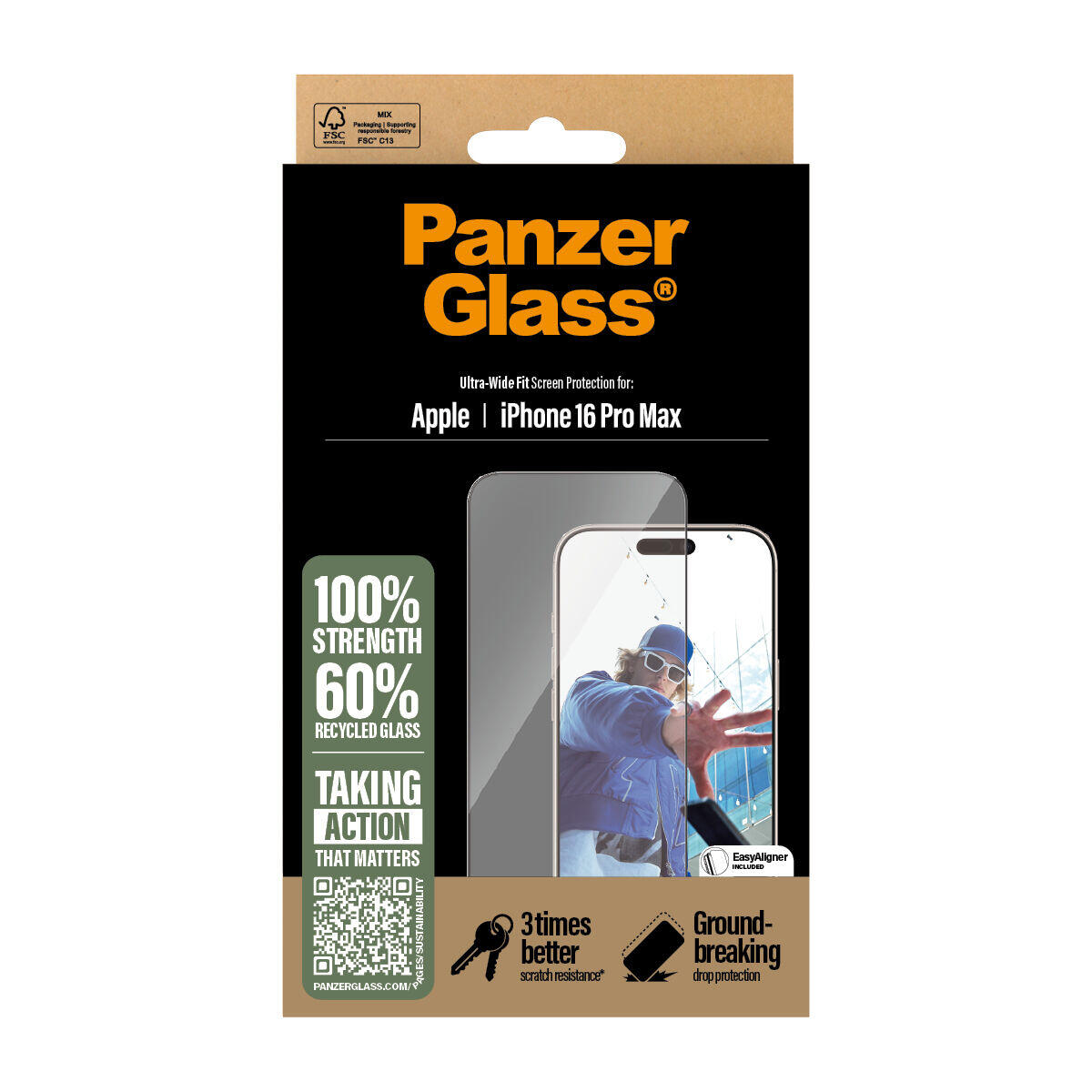 Protection pour Écran Panzer Glass 2864 Transparent 2/3