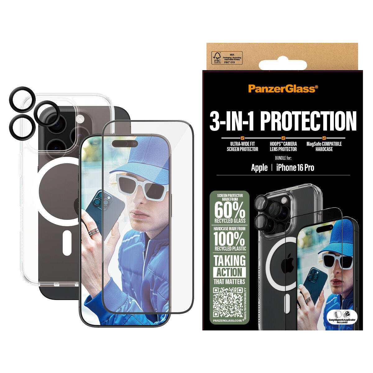 Protector de Pantalla Panzer Glass B1292+2862+1284 Transparente 2/5