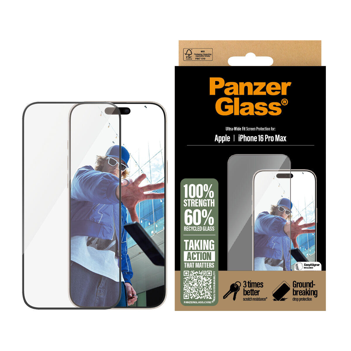 Protetor de ecrã panzer glass 2864 transparente