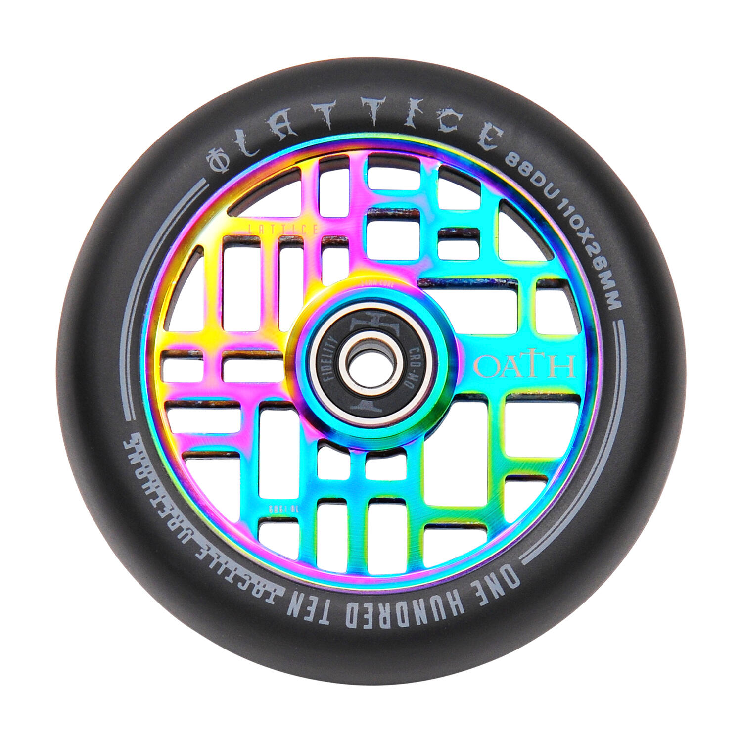 OATH Roue Lattice 110mm Neochrome [x2] 2/6