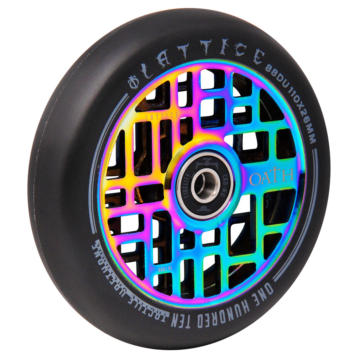 OATH Roue Lattice 110mm Neochrome [x2] 3/6