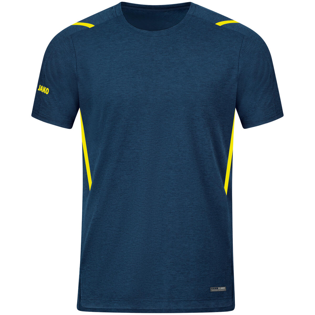 dunkelblau / navyblau / fluoreszierendes Neongelb