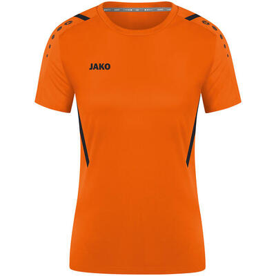 Jako challenge shirt korte mouw kinderen - citroen / zwart