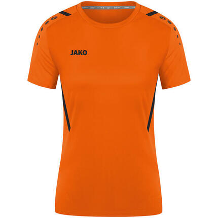 Jako Challenge Maillot Manches Courtes Enfants - Orange Fluo / Noir
